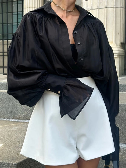 Patty | Loose Collared Shirt Long Sleeved