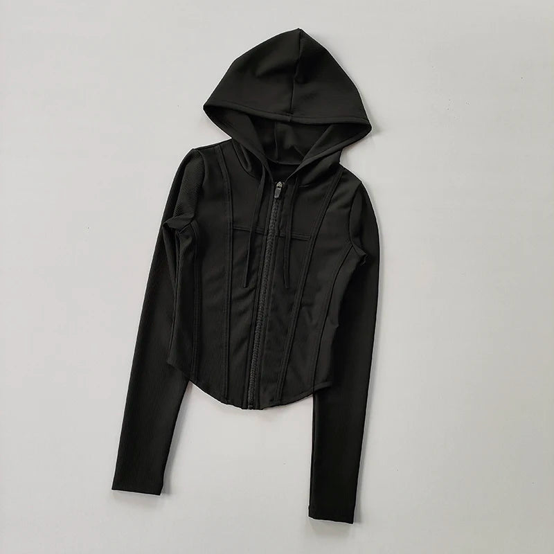 Vivienne | Fitness Coat Hooded Cardigan