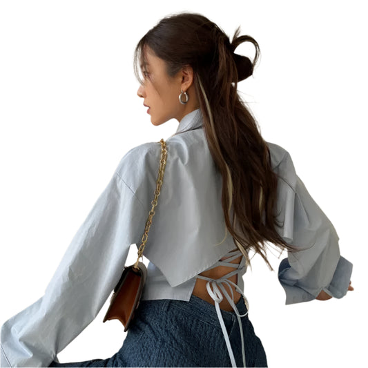 Paige | Backless Sexy Blouse