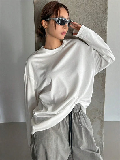 Belinda | Long Sleeve Loose O-neck T-shirt