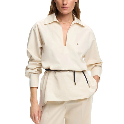 Abby | Women Elegant Solid Blouse - TrendHavenCo