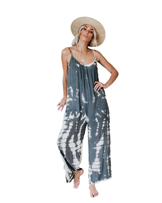 Amaia |  suspender sexy wide leg pants jumpsuit
