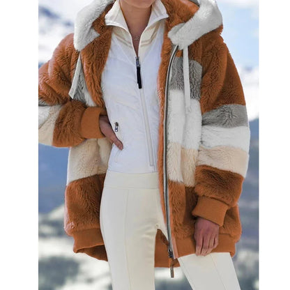 Adalynn | Women Hooded Zipper Jacket