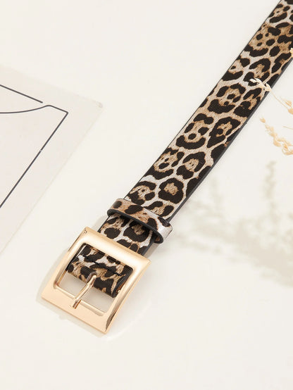 Nova | Vintage Chic Leopard Print Belt - TrendHavenCo