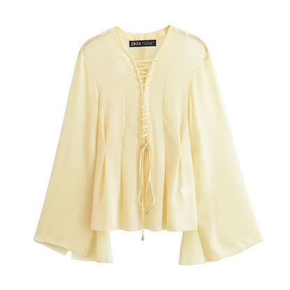 Yeng | Women Chiffon Blouse - TrendHavenCo