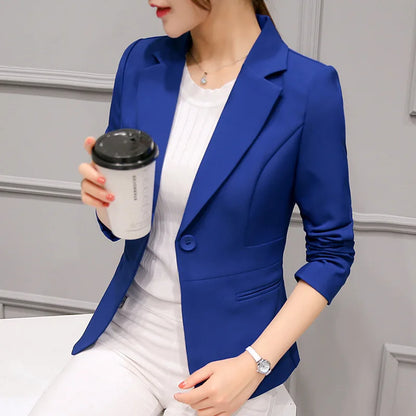 Veronica | Long Sleeve Blazers Pockets Jackets Coat