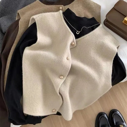 Emersyn | Crew Neck Short Sleeve Cardigan Coats