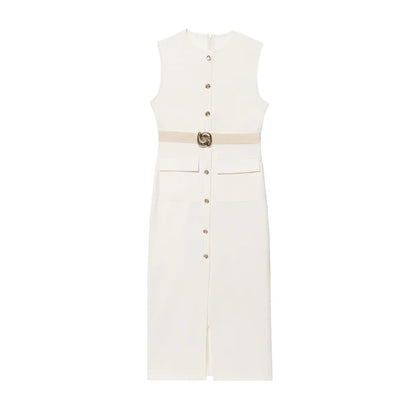 Daniela | Button Up Sleeveless Sundress