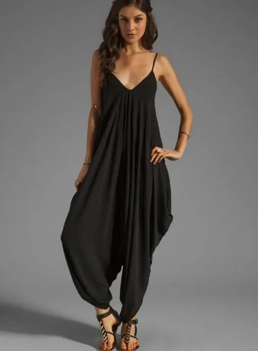 Edith | Sexy V-Neck Sleeveless Jumpsuits