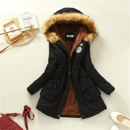 Piper | Fleece Lined Hood Down Jacket Coat