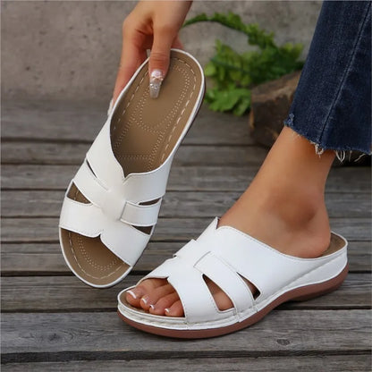 Romina | Slides Sandals Ladies Wedge