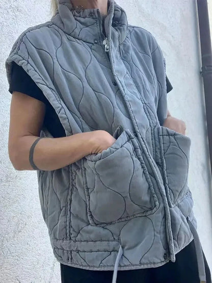 Sloane | Cotton Jacket Vest Sleeveless Waistcoat