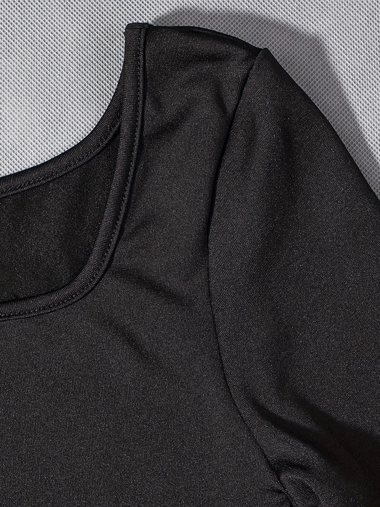 Briar | Short Sleeve Solid Skinny Bodycon Jumpsuits