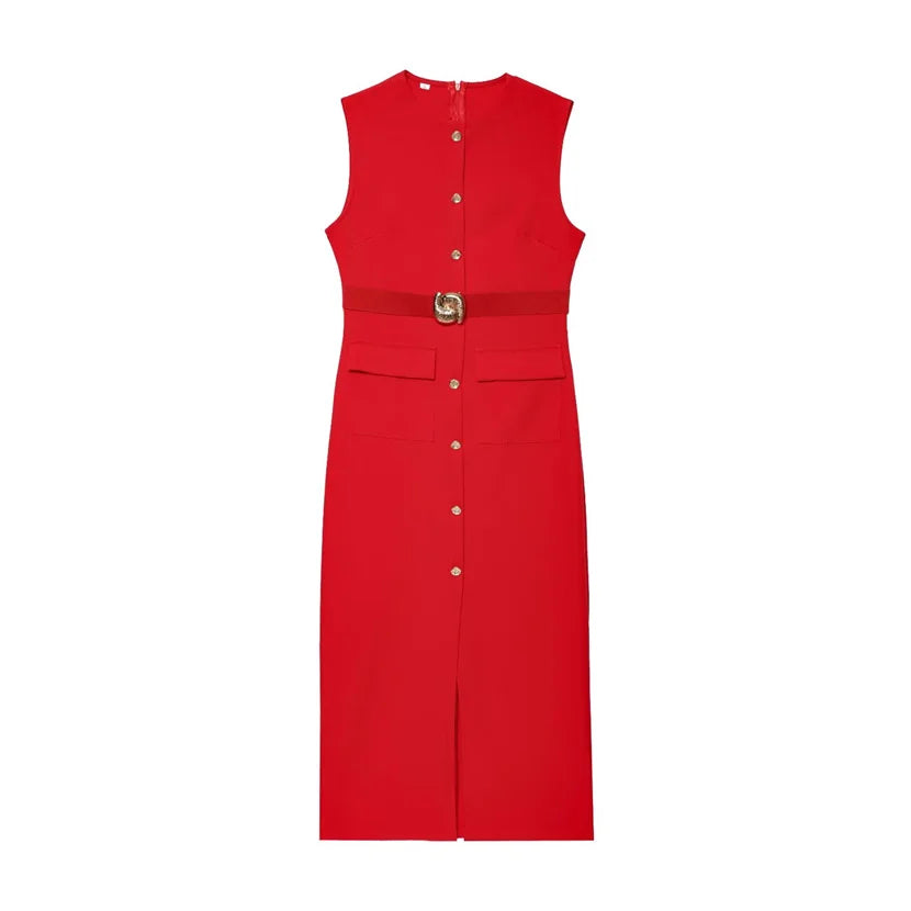 Daniela | Button Up Sleeveless Sundress
