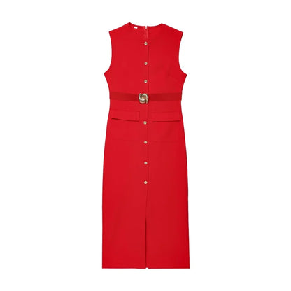 Daniela | Button Up Sleeveless Sundress