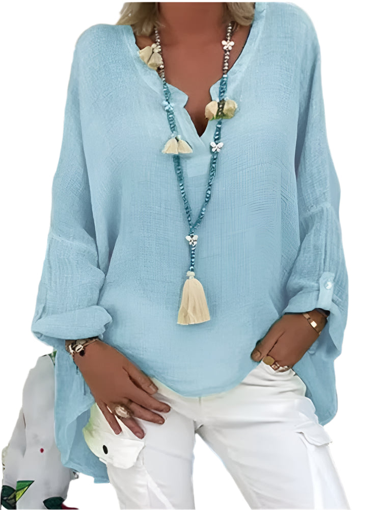 Mallory | Women's Casual Solid Color Top