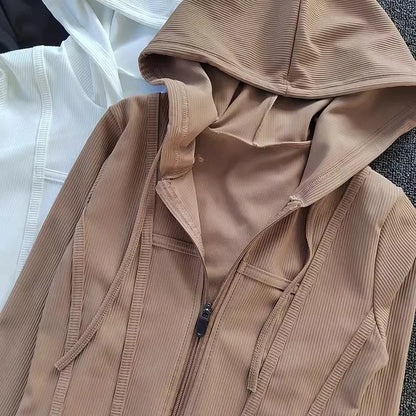 Vivienne | Fitness Coat Hooded Cardigan