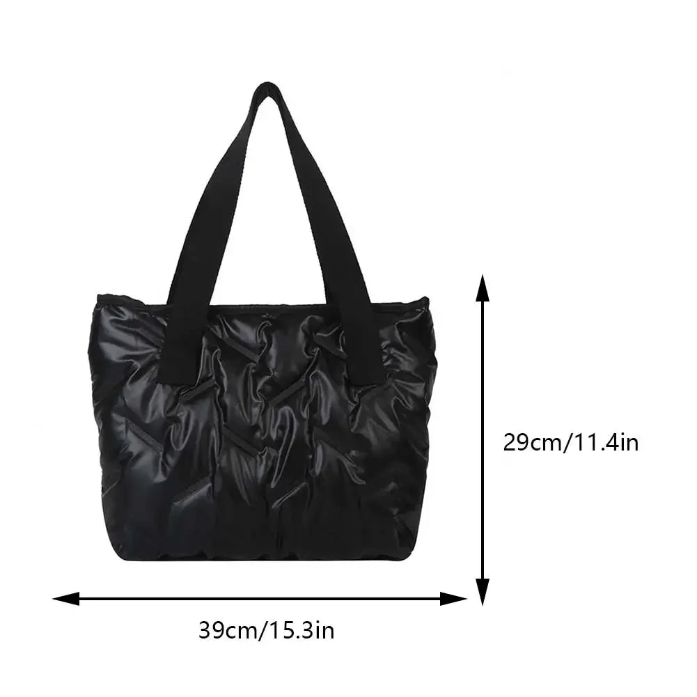 Eden | Large Tote Padded Quilted Handbags - TrendHavenCo