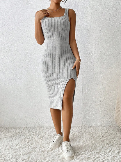 Talia | Knitted Suspender Dress