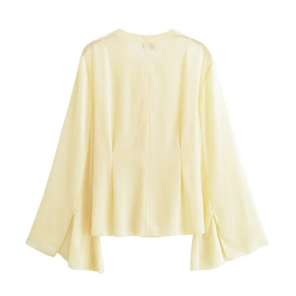 Yeng | Women Chiffon Blouse - TrendHavenCo