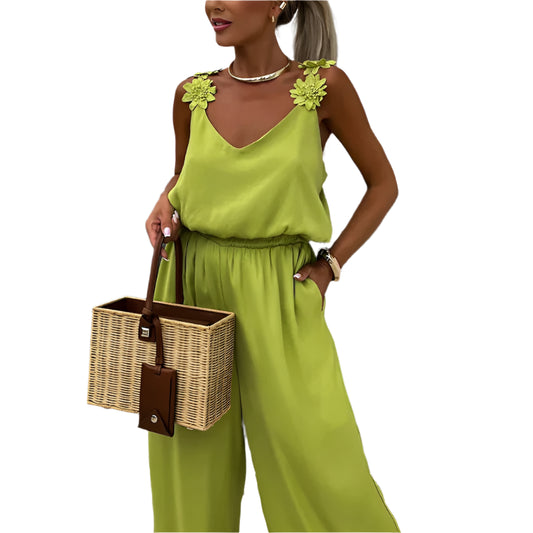 Nadia | Loose Long Pants Jumpsuit