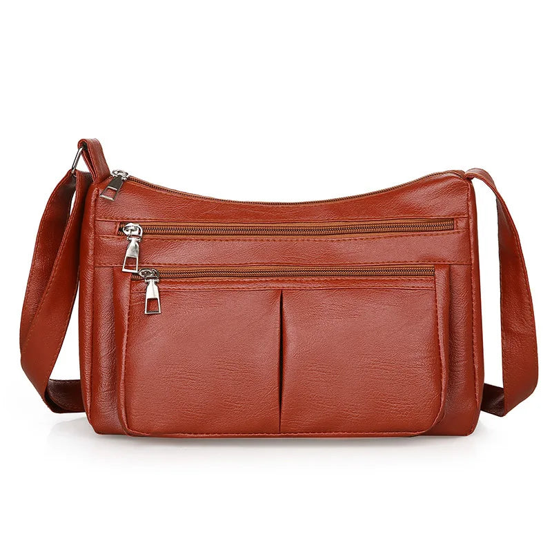 Shein | Ladies Shoulder Bags Soft Leather - TrendHavenCo