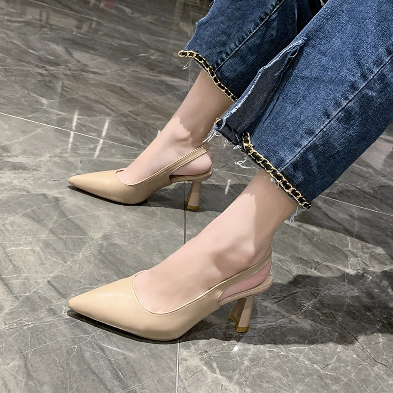 Emma | Pointed Toe Stiletto Heel - TrendHavenCo