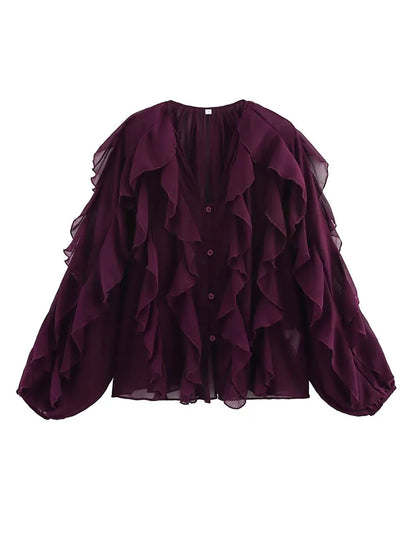 Elisa | Women Summer Blouses Shirts Tops - TrendHavenCo