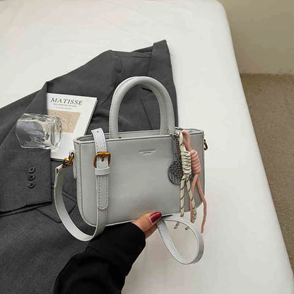 Audrey | Top-handle Single Shoulder Bags with Pendant - TrendHavenCo