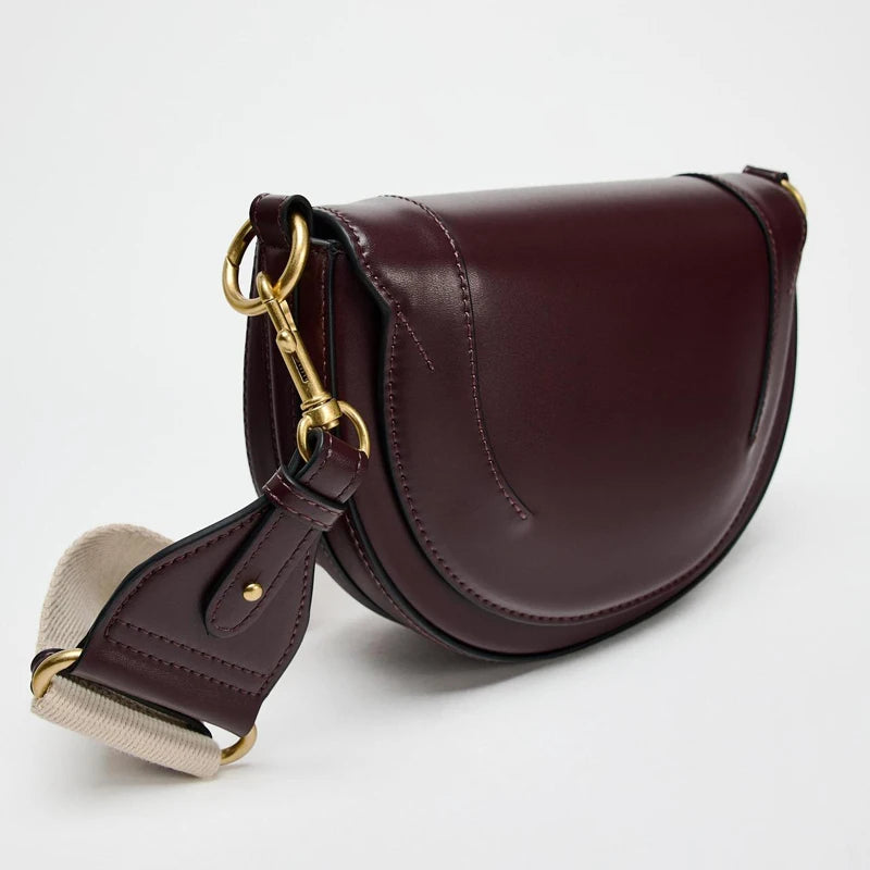 Adeline | Saddle Handbags Flap Shoulder Bag - TrendHavenCo