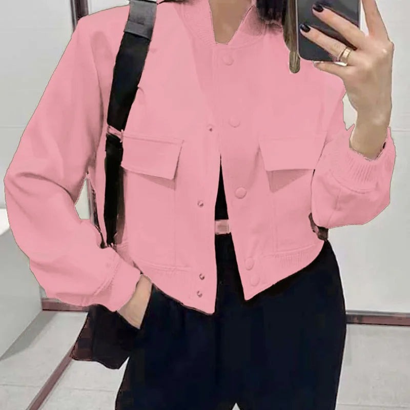 Adaline | Long Sleeve Bomber Jacket