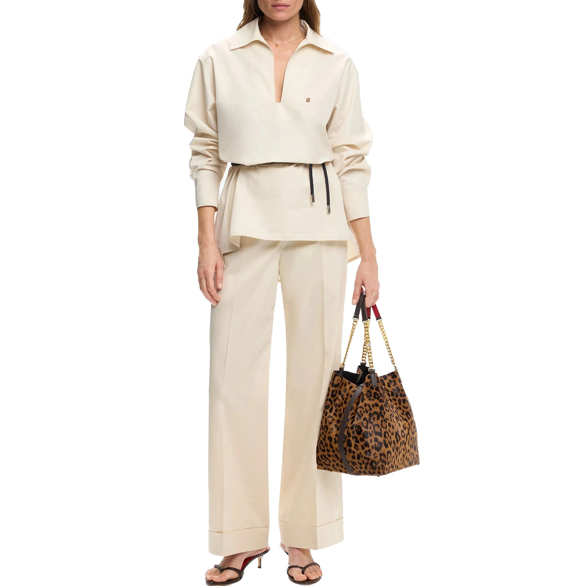Abby | Women Elegant Solid Blouse - TrendHavenCo
