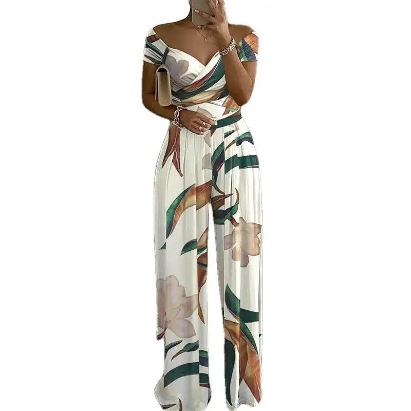 Yara | Printed Loose High Waist Jumpsuit