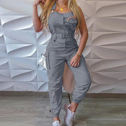 Katie | Loose Dungarees Long Rompers