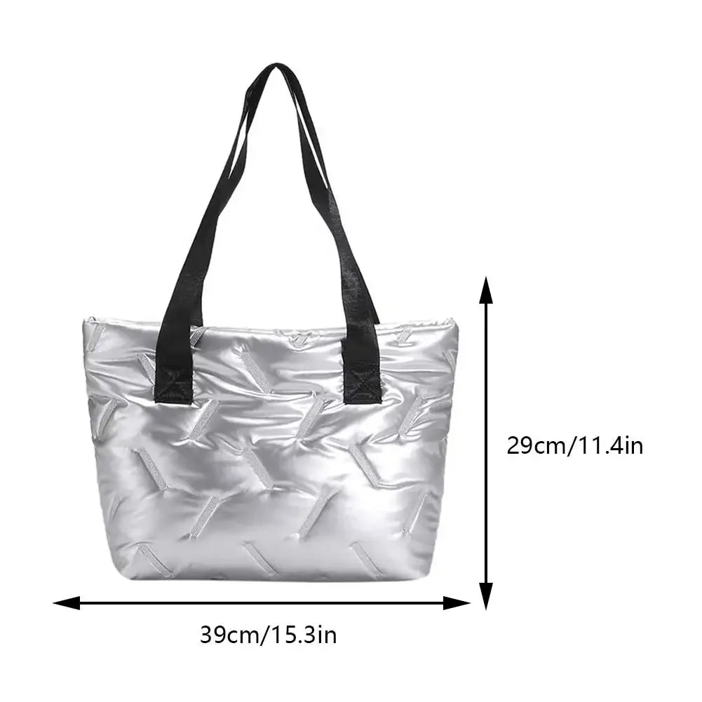 Eden | Large Tote Padded Quilted Handbags - TrendHavenCo