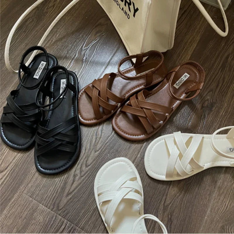 Anahi | Women Sandals Classics Ankle Strap Flat Shoes