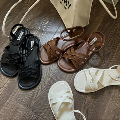 Anahi | Women Sandals Classics Ankle Strap Flat Shoes