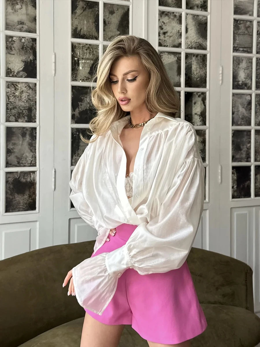Patty | Loose Collared Shirt Long Sleeved