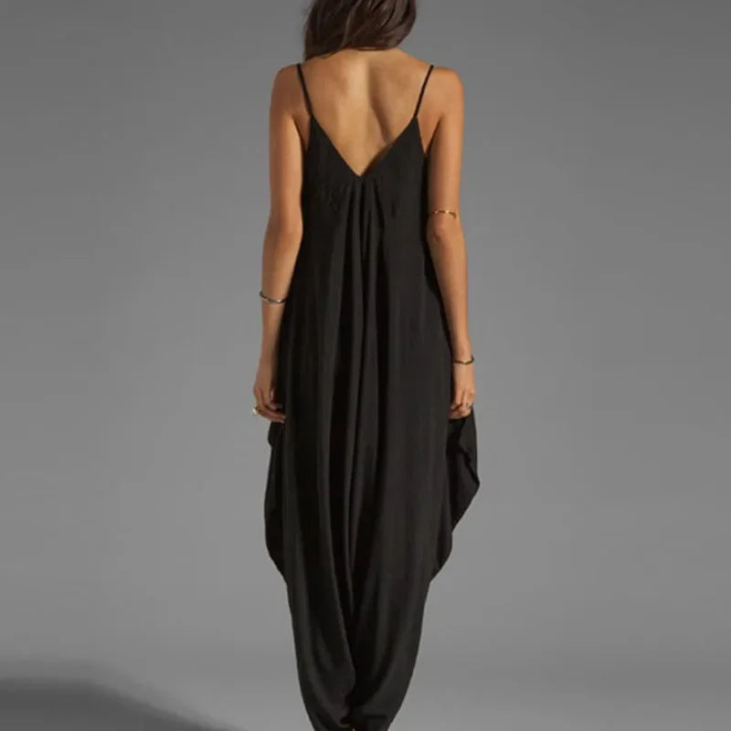 Edith | Sexy V-Neck Sleeveless Jumpsuits