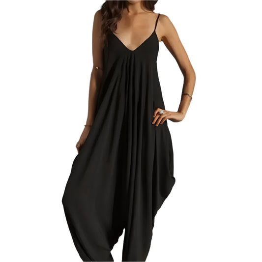 Edith | Sexy V-Neck Sleeveless Jumpsuits