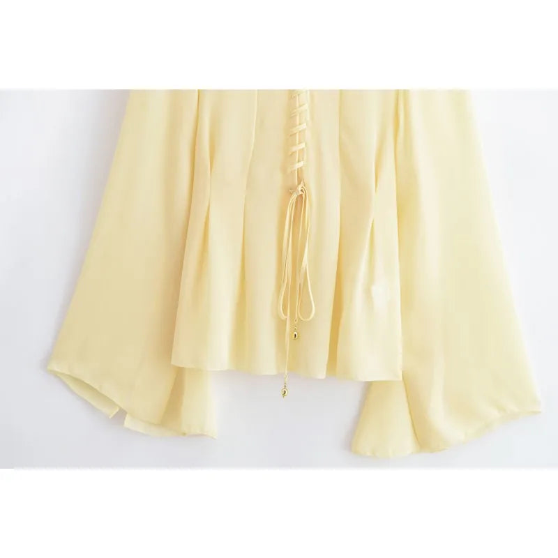 Yeng | Women Chiffon Blouse - TrendHavenCo