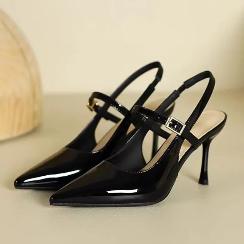 Opal | Slingback Sandals Pointed Toe Thin High Heels