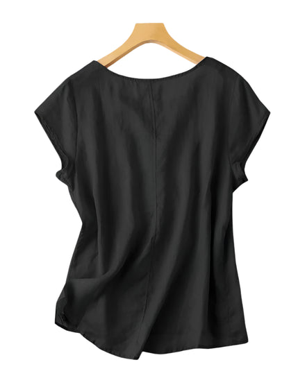 Venus | Casual Lace Stitching Tops Blouse - TrendHavenCo