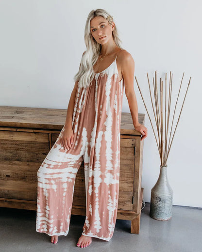 Amaia |  suspender sexy wide leg pants jumpsuit