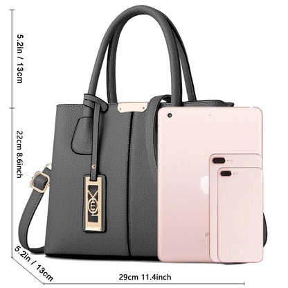 Amanda | Elegant Leather Handbag - TrendHavenCo