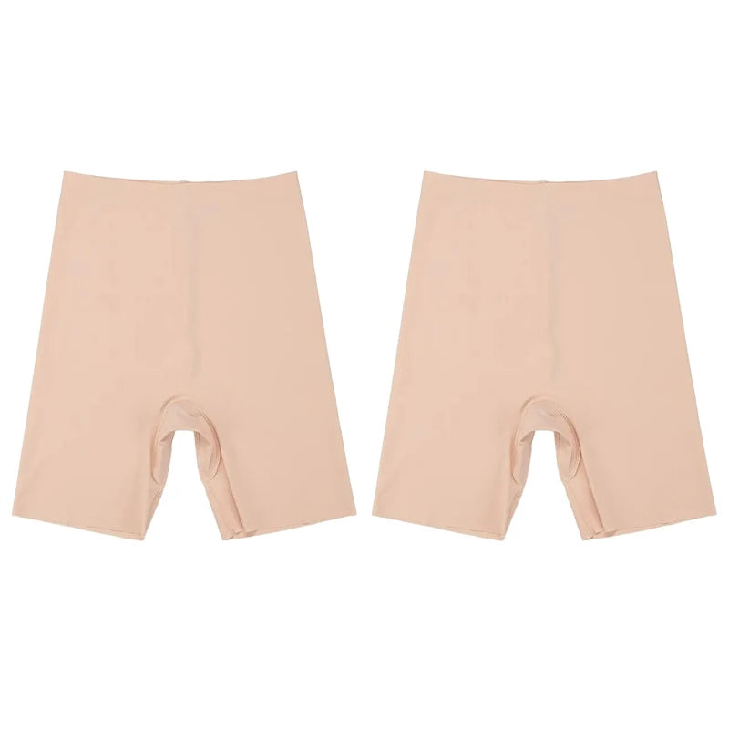Flarixa Seamless High Waist Women Long Leg Girdle Panty Comfortable Seamless Long Panties Tummy Tight Seamless Shorts Panties - TrendHavenCo