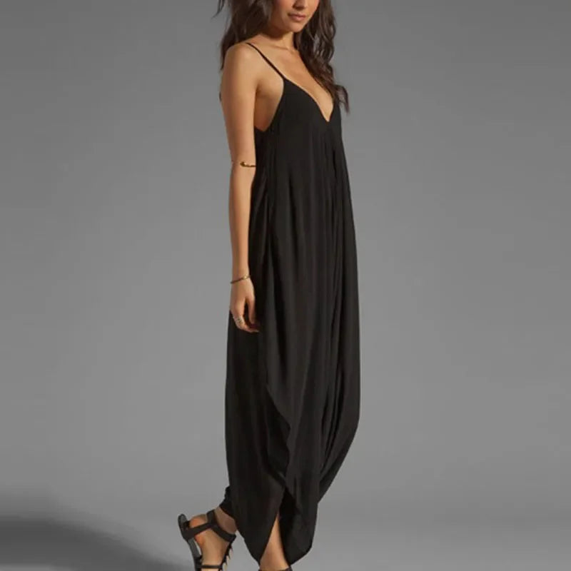 Edith | Sexy V-Neck Sleeveless Jumpsuits