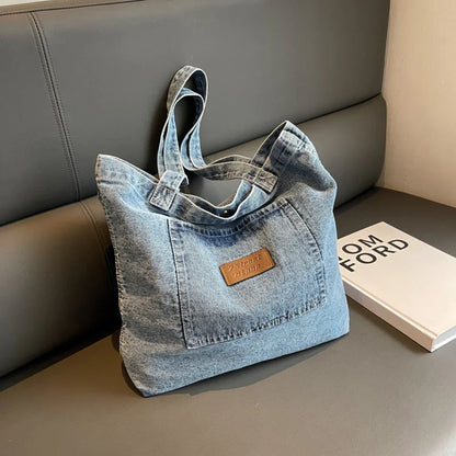 Zoey | Women Shoulder Bag Denim Handbag - TrendHavenCo