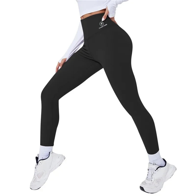High Waist Yoga Warm Leggins Sports Tights Thermal Woman Running Pants Sexy Butt Lifting Leggings Push Up Panties Gym Fitness - TrendHavenCo