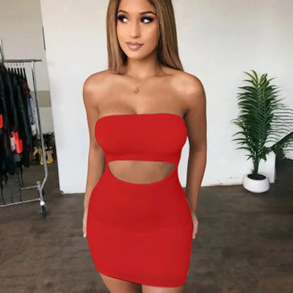 Elise | Sundress strapless sleeveless slim dress